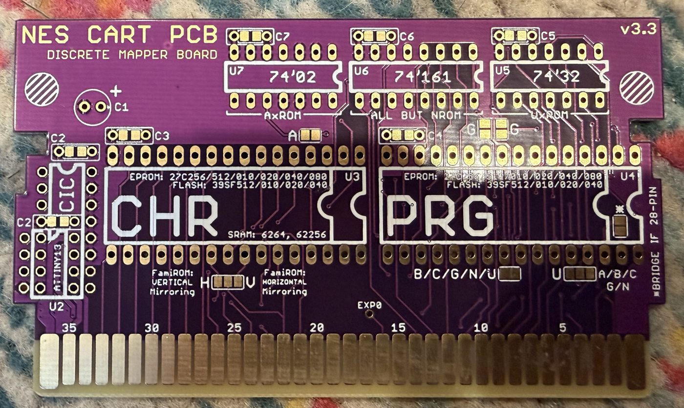 the discrete mapper board, component side