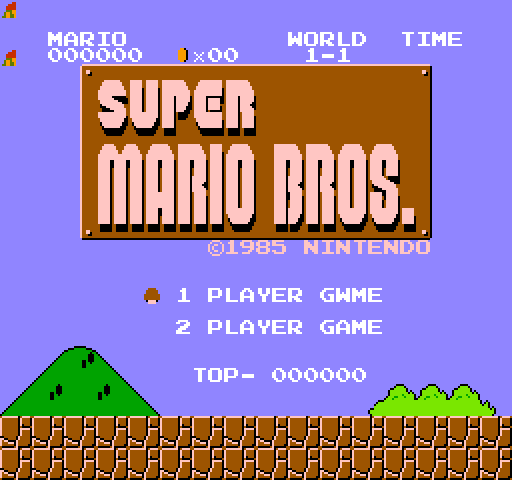 The model's title screen with one wrong tile